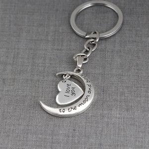 ‼️CLEARANCE PRICE FIRM‼️🎊HP🎊🌜I love you to the moon and Back Keychain🌛